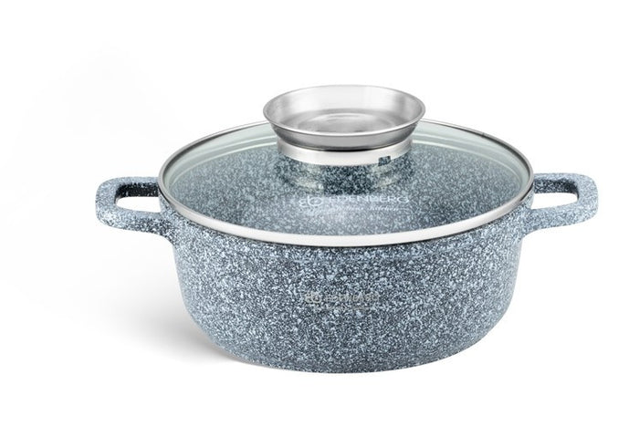 Kookpan|Braadpan met Deksel - 2,3 liter - 20 cm - Aluminium