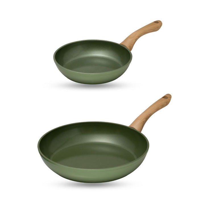 Just Vegan keramische ECO koekenpan 20cm, plantaardige anti-aanbaklaag