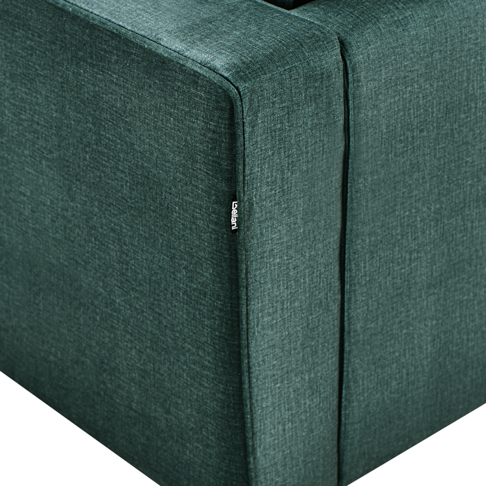 Beliani - SAVALEN - Fauteuil - Donkergroen - Fluweel