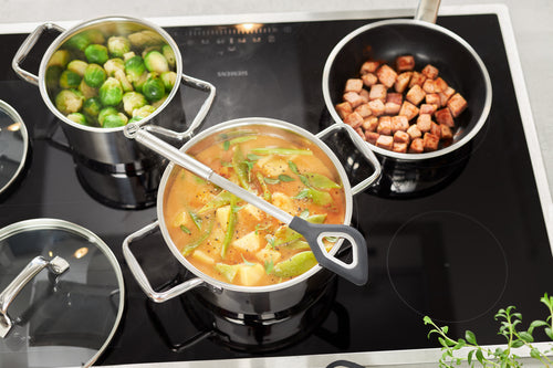 Rosle Pannenset Moments - Kookpannen + Deksels, Steelpan & Koekenpannen ø 20 & 28 cm - 6 Delig