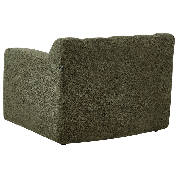 Beliani - AGERUP - Fauteuil - Donkergroen - Bouclé