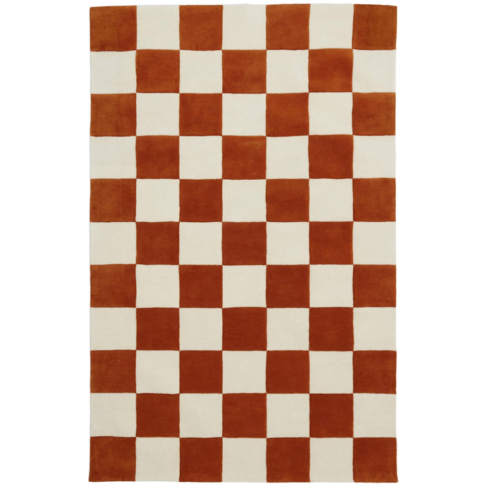 Checks vloerkleed 161x253 Burgundy| Blush