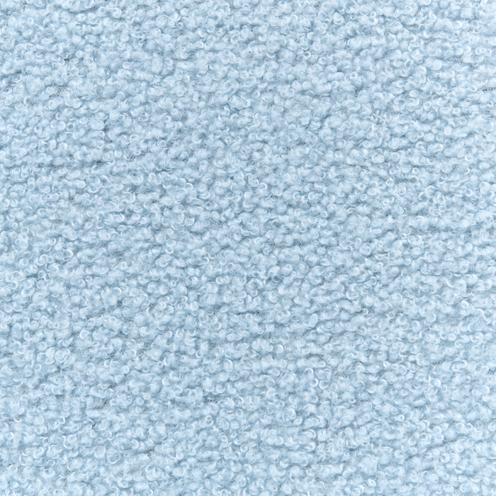 Beliani - SKARE - Schommelstoel voor kinderen - Lichtblauw - Bouclé