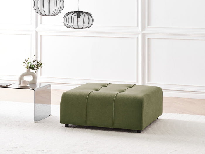 Beliani - INNVIK - Ottomaan - Groen - Polyester