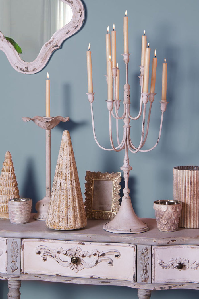 Clayre & Eef Fotolijst 10x15 cm Goudkleurig Kunststof Bladeren