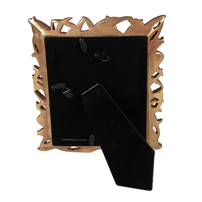Clayre & Eef Fotolijst 10x15 cm Goudkleurig Polyresin