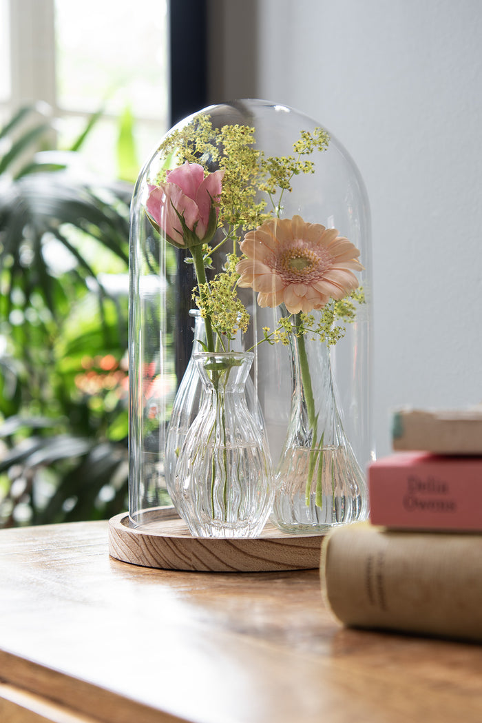 Clayre & Eef Vaas Ø 6x11 cm Glas