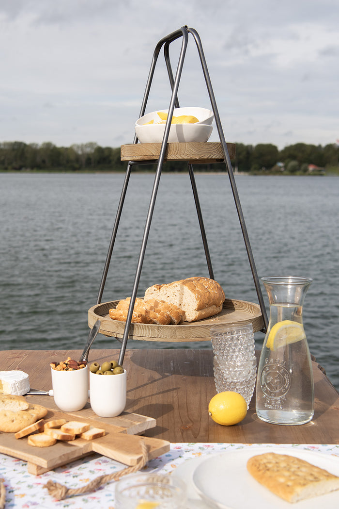 Clayre & Eef Karaf Ø 10x27 cm Glas