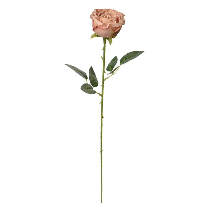 Clayre & Eef Kunstbloem Roos 61 cm Roze Kunststof