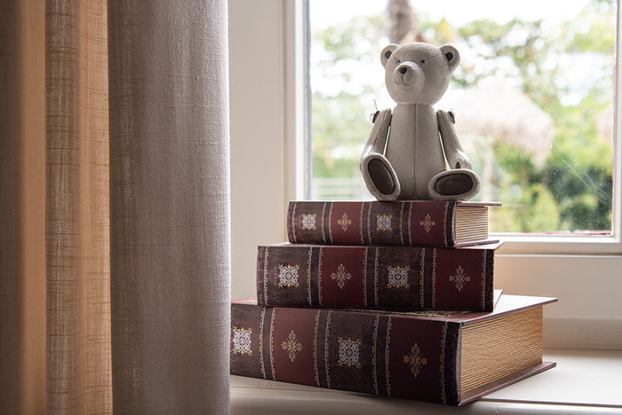 Clayre & Eef Decoratie Beeld Beer 12x12x16 cm Beige Kunststof