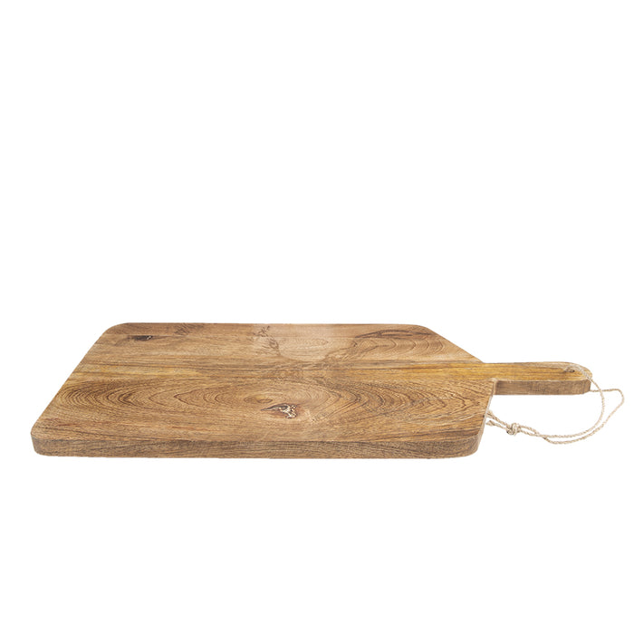 Clayre & Eef Decoratie snijplank 25x50x2 cm Bruin Hout Rendier