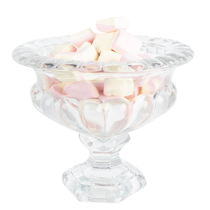 Clayre & Eef Fruitschaal Ø 19x15 cm Transparant Glas