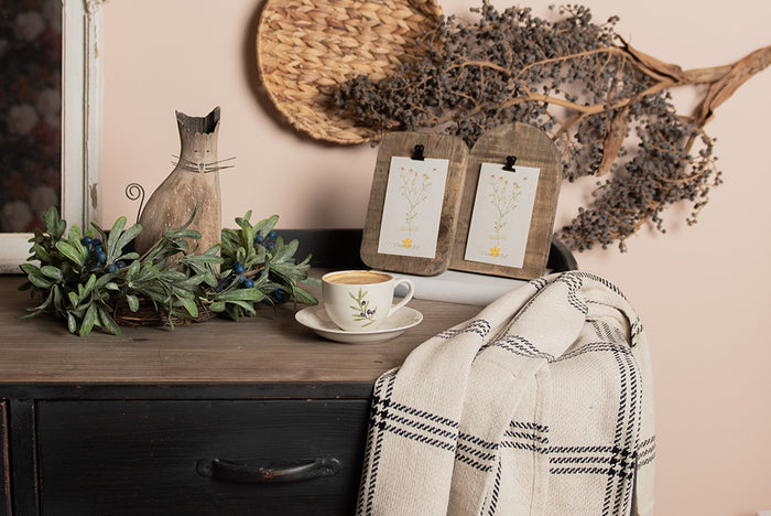 Clayre & Eef Fotolijst 15x2x22 cm Bruin Hout Rechthoek Fotohouder