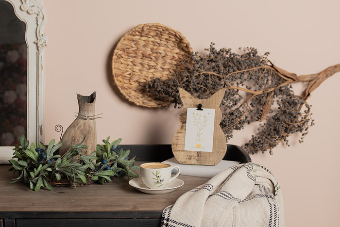 Clayre & Eef Fotolijst Konijn 18x2x25 cm Bruin Hout Fotohouder