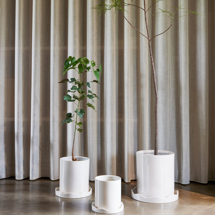 OYOY Living Nami Bloempot Ø 34 cm - Wit