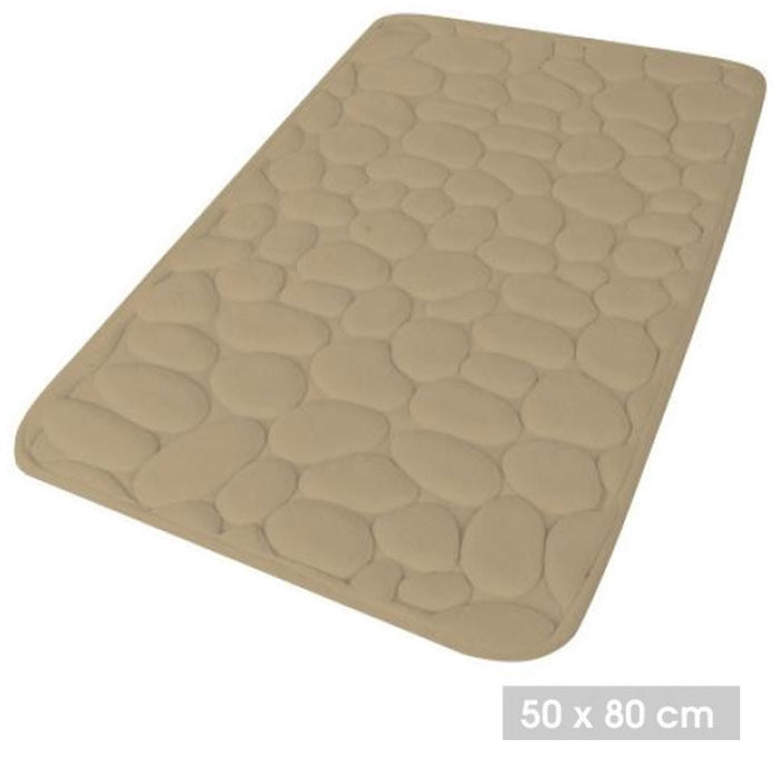 Urban Living Badkamerkleedje|badmat tapijt - beige - 50 x 80 cm