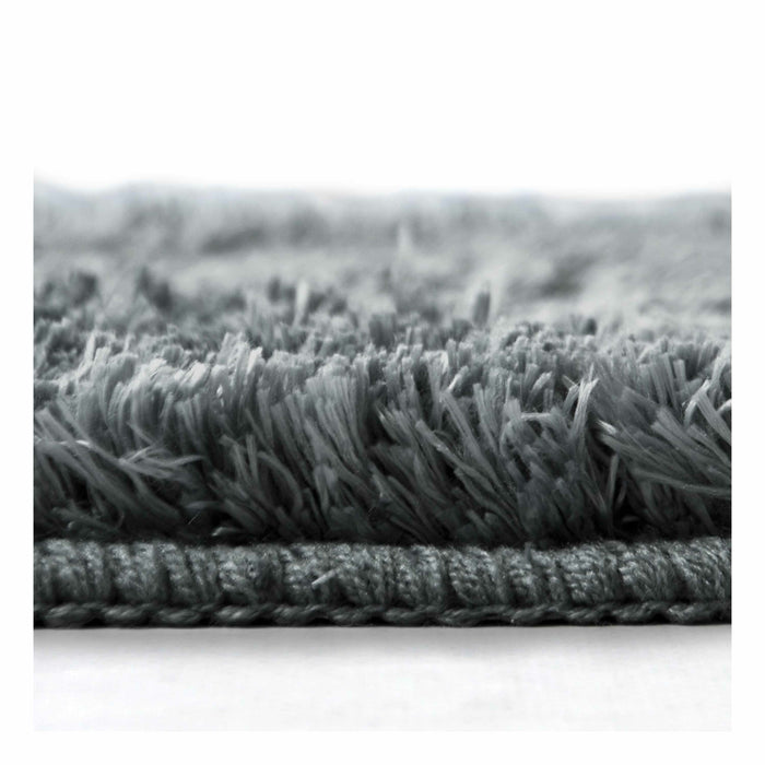 Spirella badkamer vloerkleed|tapijt - hoogpolig - grijs - 40 x 60 cm