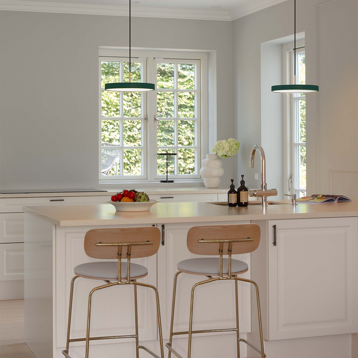 Umage Asteria Plus Mini hanglamp forest green - met koordset - Ø 31 cm