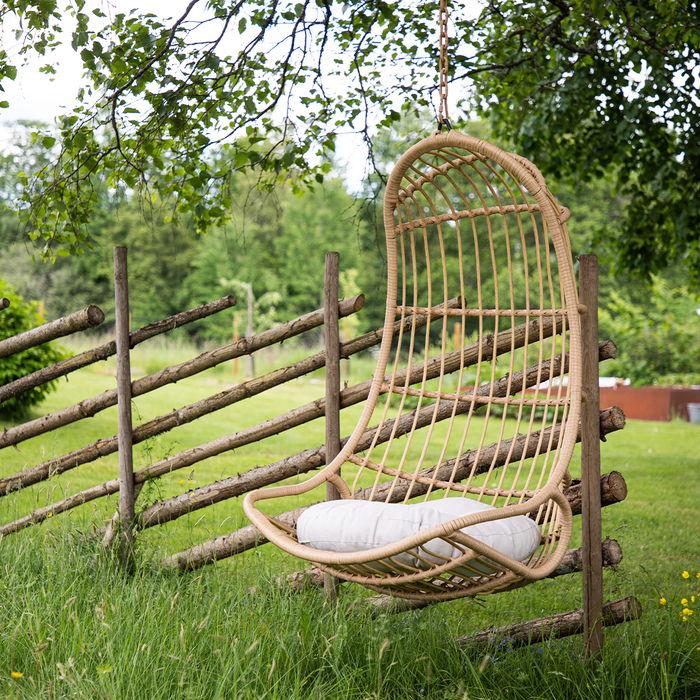 Nest outdoor Carter Hangstoel Naturel - Met Zitkussen