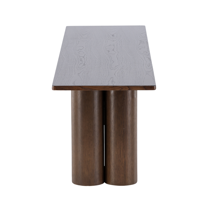 Nest living Faya Houten Eetkamerbank Donkerbruin - 180 x 45 cm