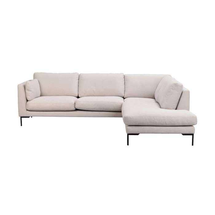 Rowico Home Corwin Hoekbank Beige - Rechts - 266 cm