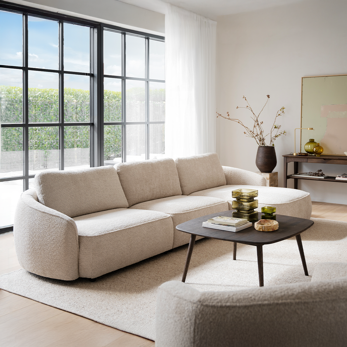 Rowico Home Norris 4-zits Hoekbank Beige - Rechts - 319 cm