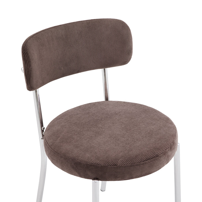 by fonQ Bent Eetkamerstoel - Lichtbruin