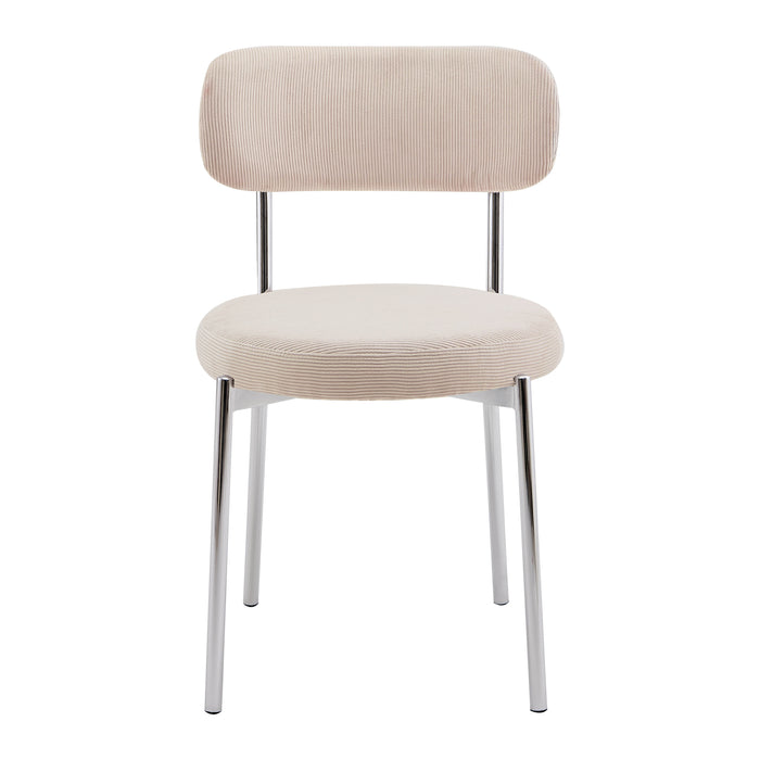 by fonQ Bent Eetkamerstoel - Beige