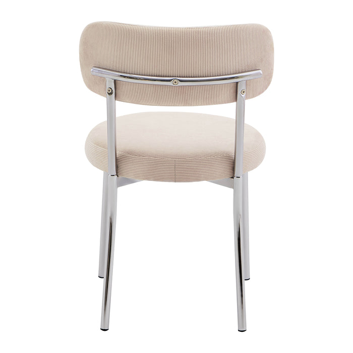 by fonQ Bent Eetkamerstoel - Beige