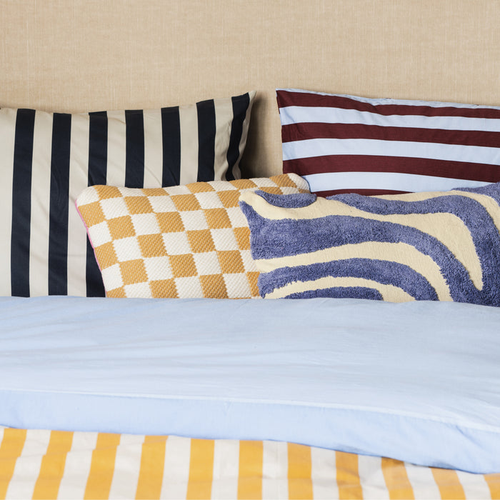 by fonQ Wave Sierkussen 40 x 60 cm - Blauw