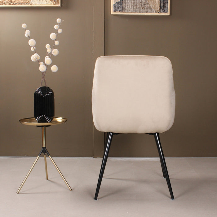 DS4U - Gaby armstoel velvet champagne