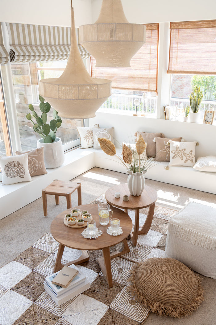 J-Line Bijzettafel Bruce Teak Naturel