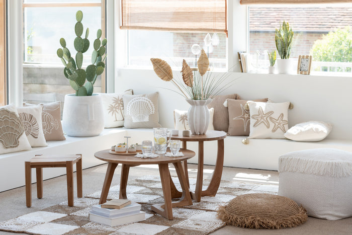 J-Line Bijzettafel Bruce Teak Naturel