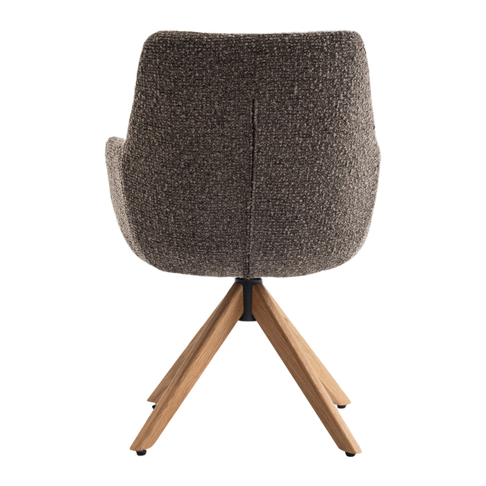 by fonQ Turn Eetkamerstoel - Bruin