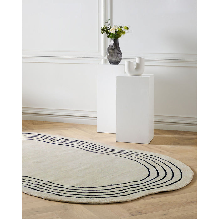 Beliani - RAMZAN - Vloerkleed - Beige - 200 x 300 cm - Viscose