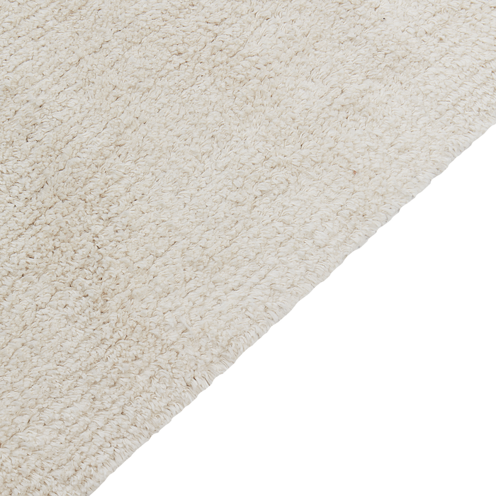 Beliani - ZORAKAN - Vloerkleed - Lichtbeige - 140 x 200 cm - Katoen