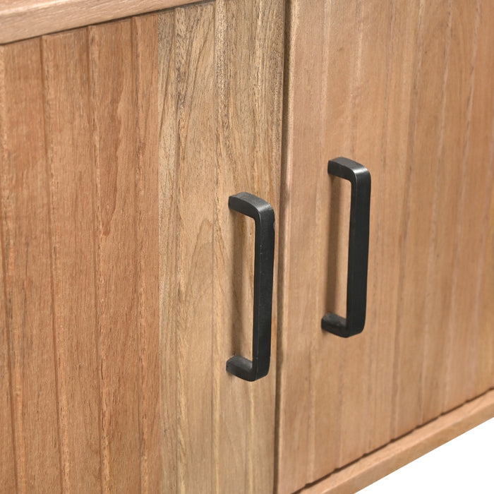 Giga Meubel - Tv-meubel Naturel Mangohout - 200x46x56cm - Merel