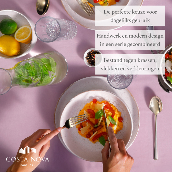 Costa Nova Vermont Beker 33 cl Wit 6 stuks