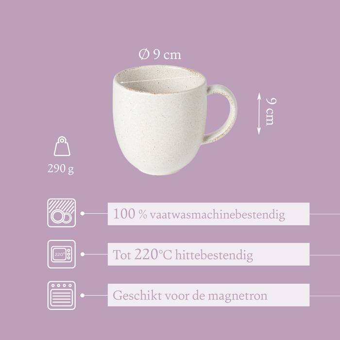 Costa Nova Vermont Beker 33 cl Wit 6 stuks