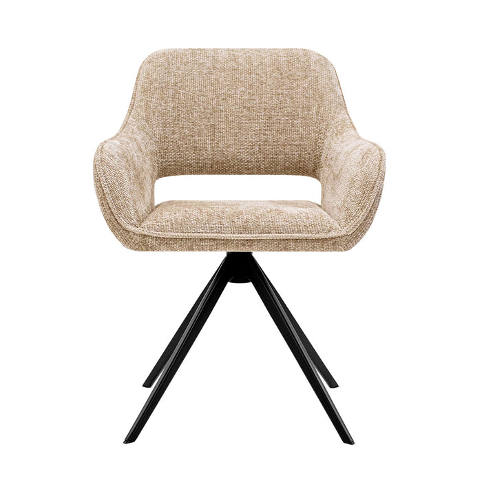 Kick draaistoel Nori - Champagne