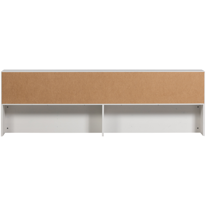 WOOOD Carter Bed - Grenenhout - Wit - 90x200