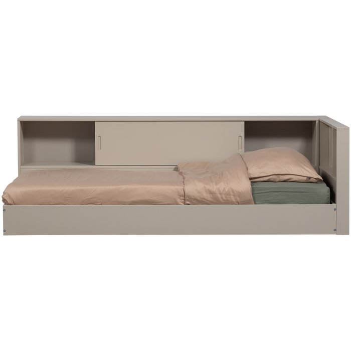 WOOOD Carter Hoekbed Links|Rechts - Grenenhout - Dust|Beige - 90x200