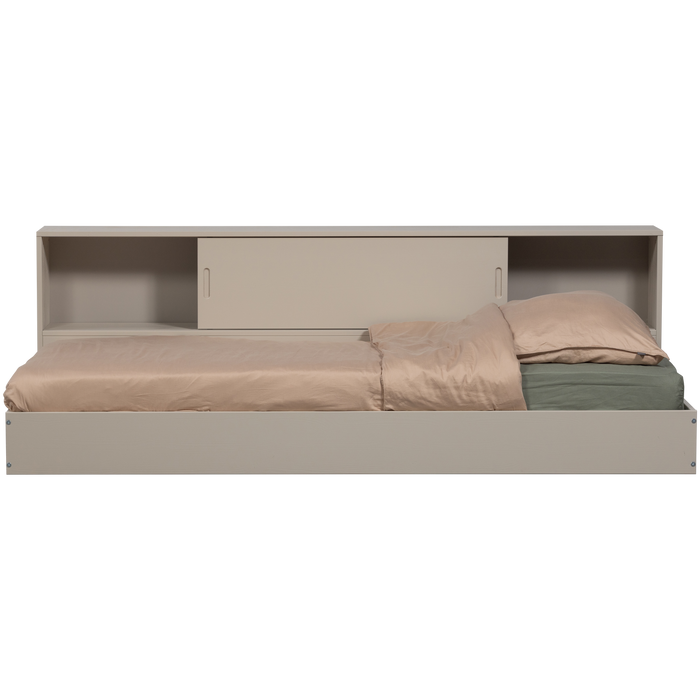 WOOOD Carter Bed - Grenenhout - Dust|Beige - 90x200