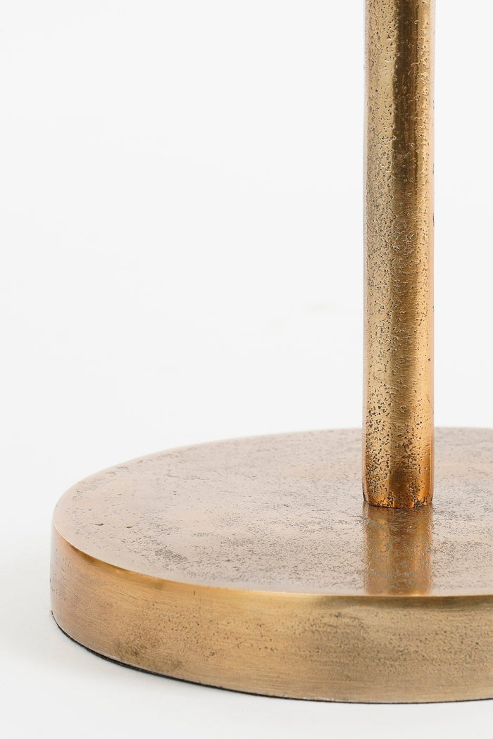 Mica Decorations Curla Woondecoratie - L23 x B15 x H46 cm - Goud