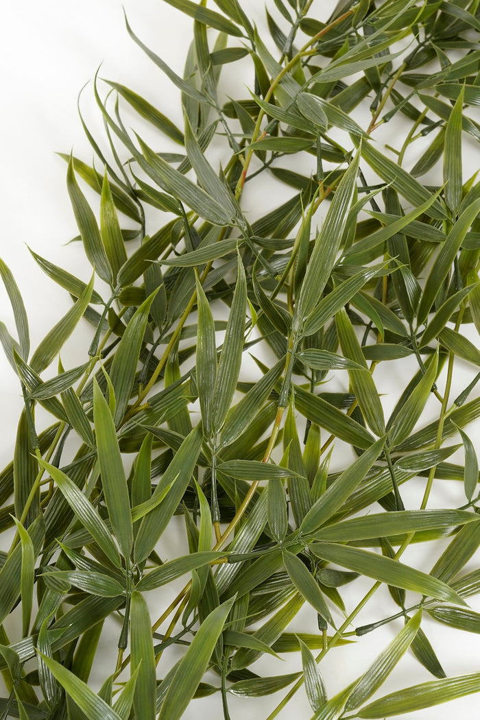 Mica Decorations Bamboe Kunst Hangplant - L105 x B35 x H3 cm - Groen