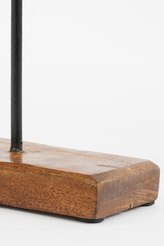 Mica Decorations Petra Decoratie - L39 x B21 x H8 cm - Hout - Bruin