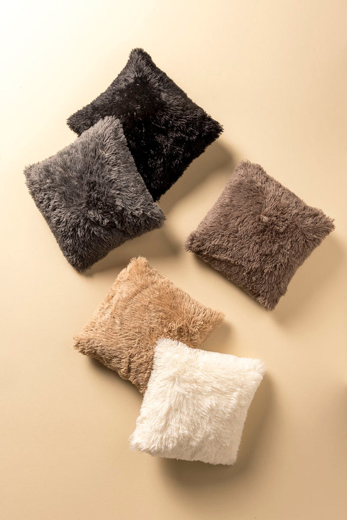 Dutch Decor kussenhoes FLUFFY - 45x45 cm Pumice Stone