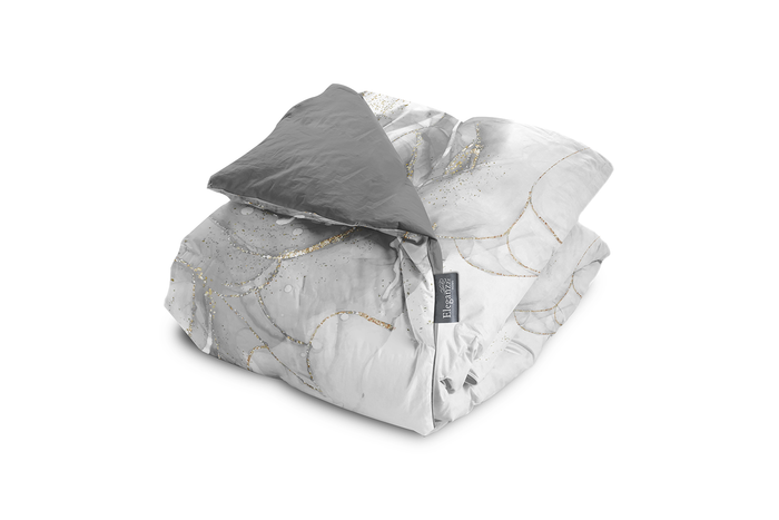 Eleganzzz Dekbedovertrek Micropercal Mystic Nights - soft grey