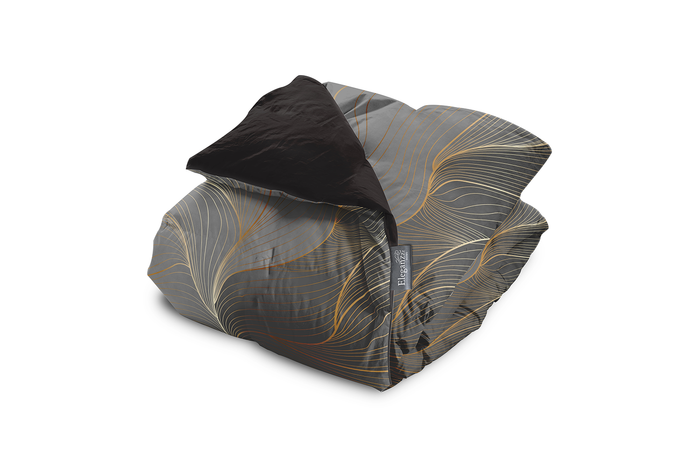 Eleganzzz Dekbedovertrek Micropercal Lush Gold - grey