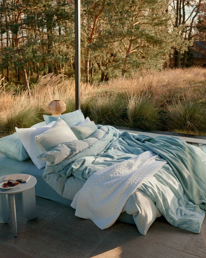 Pure 93 Dekbedovertrek Powder Blue | 240 x 200|220 cm | Blauw